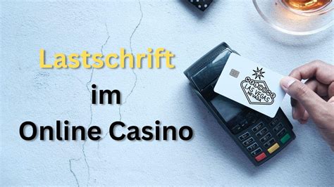 Online Casino Lastschrift 